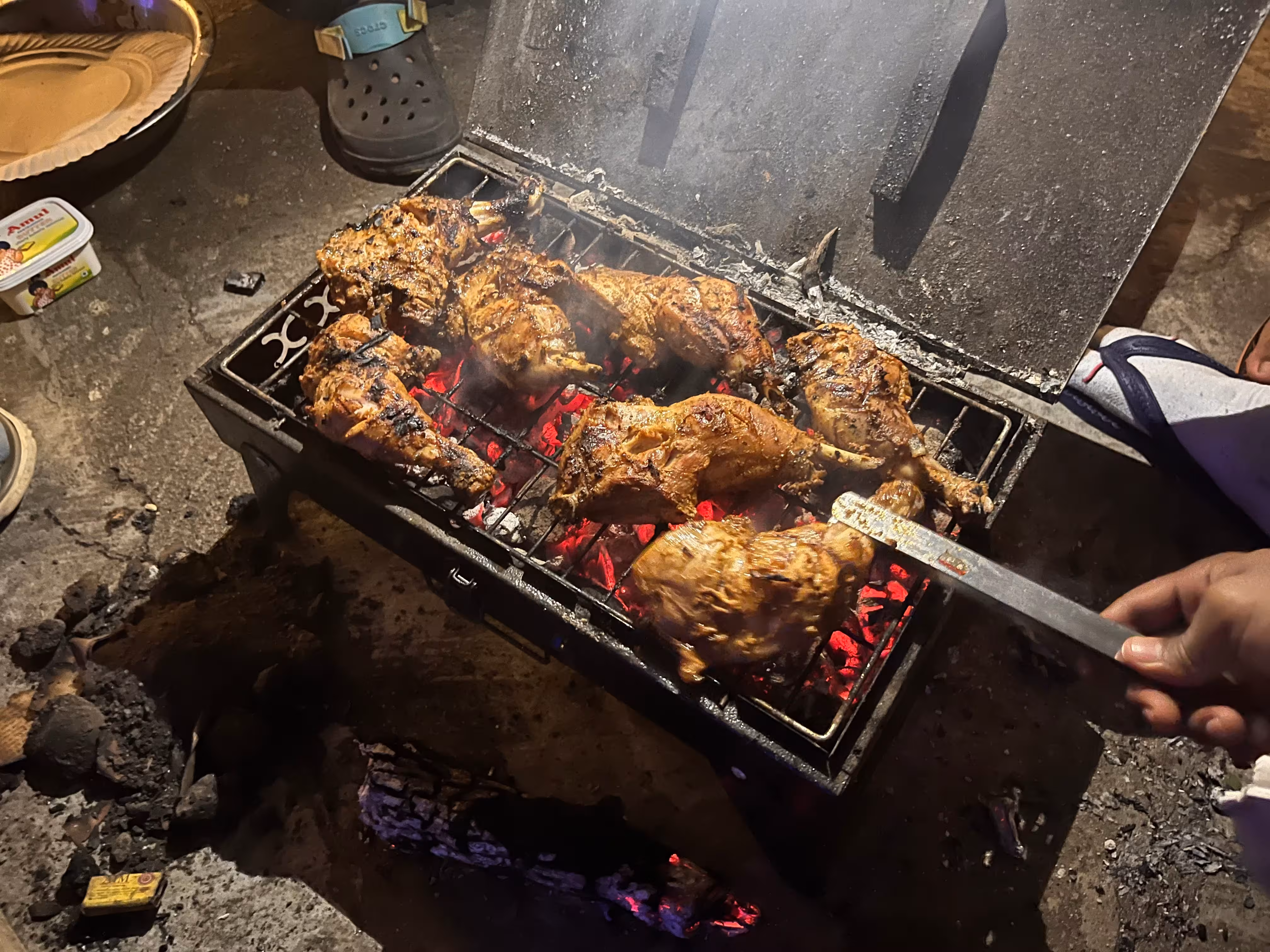 barbeque at our home